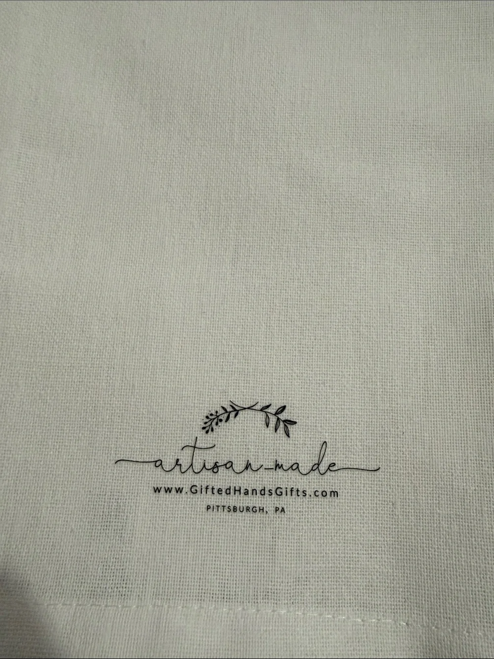 Pittsburgh Graphic Kitchen Towel - White